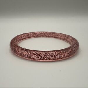 Splendette Narrow Pink Glitter Bangle